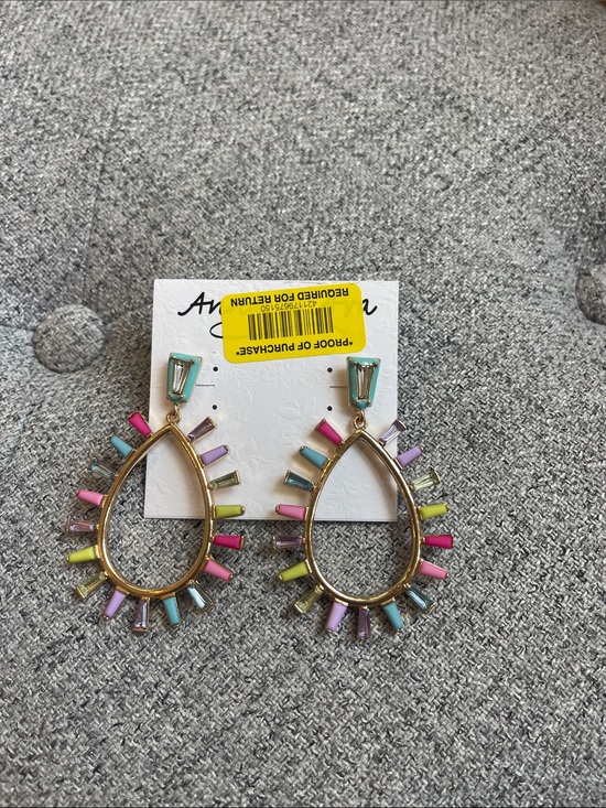 J. Crew Accessories - J. Crew Gold Textured Sunburst Hoop Earrings